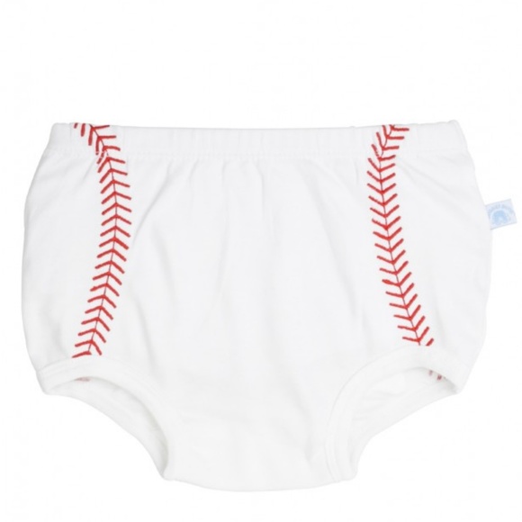 NWT Baseball 'All Star' Bloomer© Diaper Cover Size 0-3 Months - Picture 3 of 4